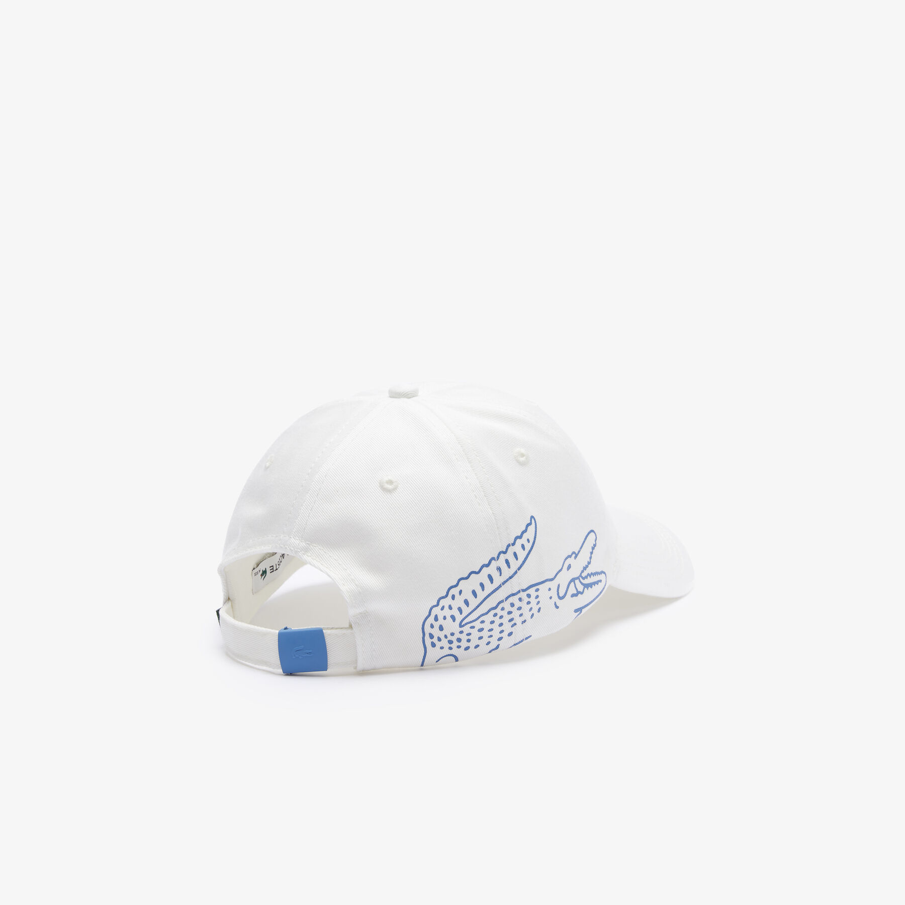 lacoste men s crocodile print organic cotton cap