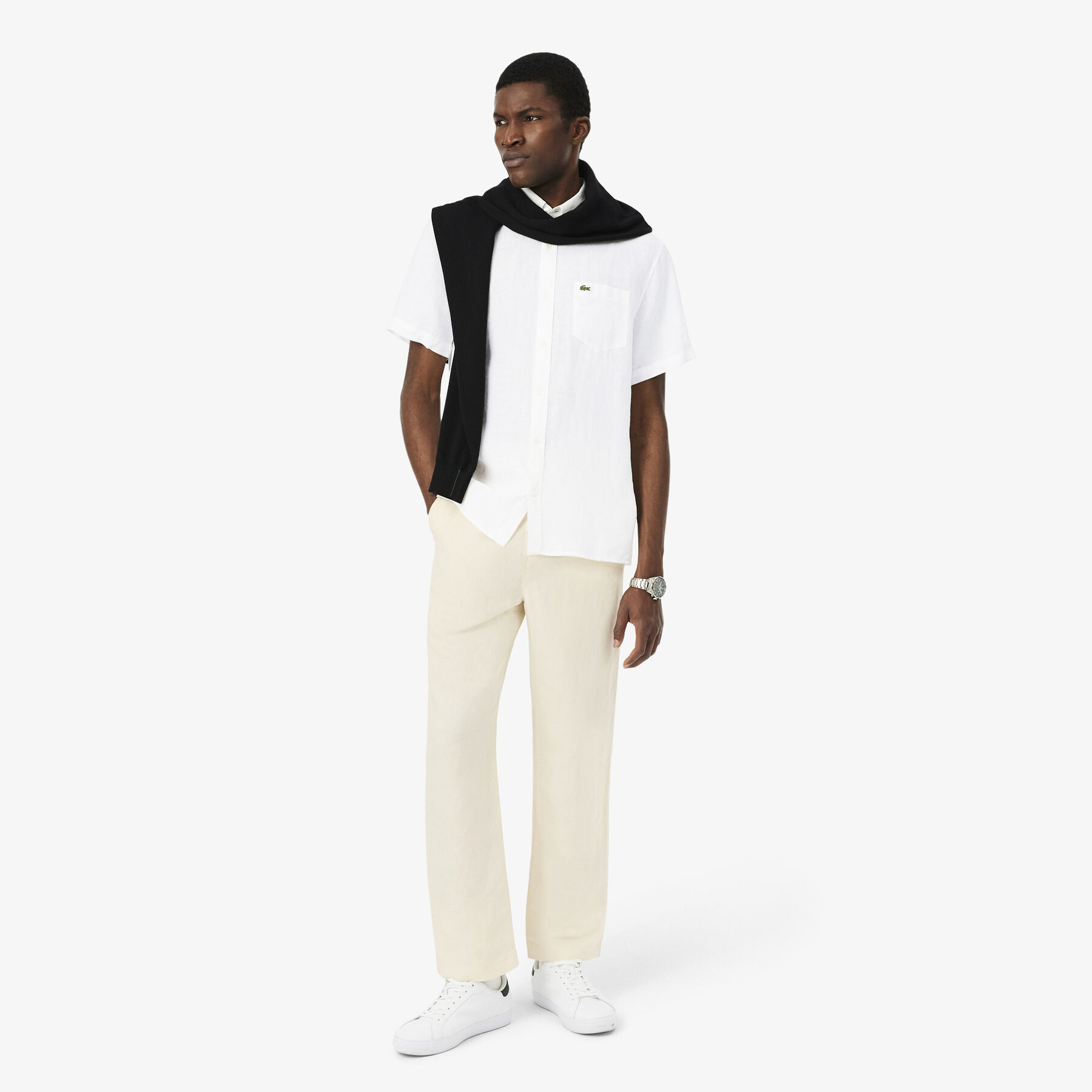 Short Sleeved Linen Shirt Short Sleeved Linen Shirt