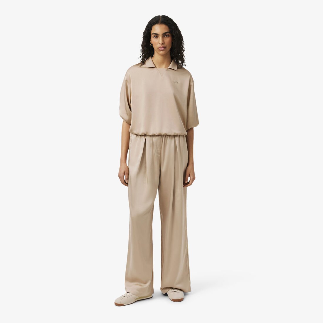 Oversized Elasticated Satin Pants