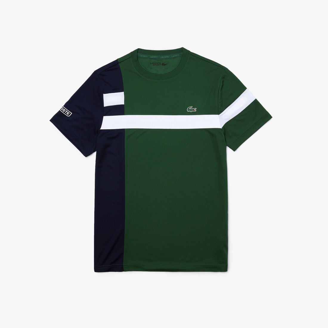 Men's Lacoste SPORT Colourblock Breathable Piqué Tennis T-shirt Men's Lacoste SPORT Colourblock Breathable Piqué Tennis T-shirt