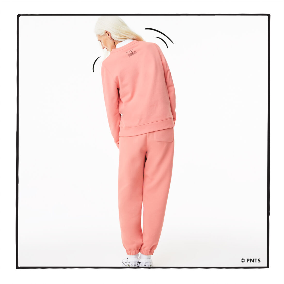 Women's Lacoste x Peanuts Crew Neck Organic Cotton Sweatshirt Women's Lacoste x Peanuts Crew Neck Organic Cotton Sweatshirt