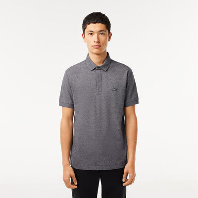 Men's Lacoste Paris Polo Shirt Regular Fit Stretch Cotton Piqué