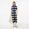 Rib Knit Striped Shirt Dress lacoste rib knit striped shirt dress