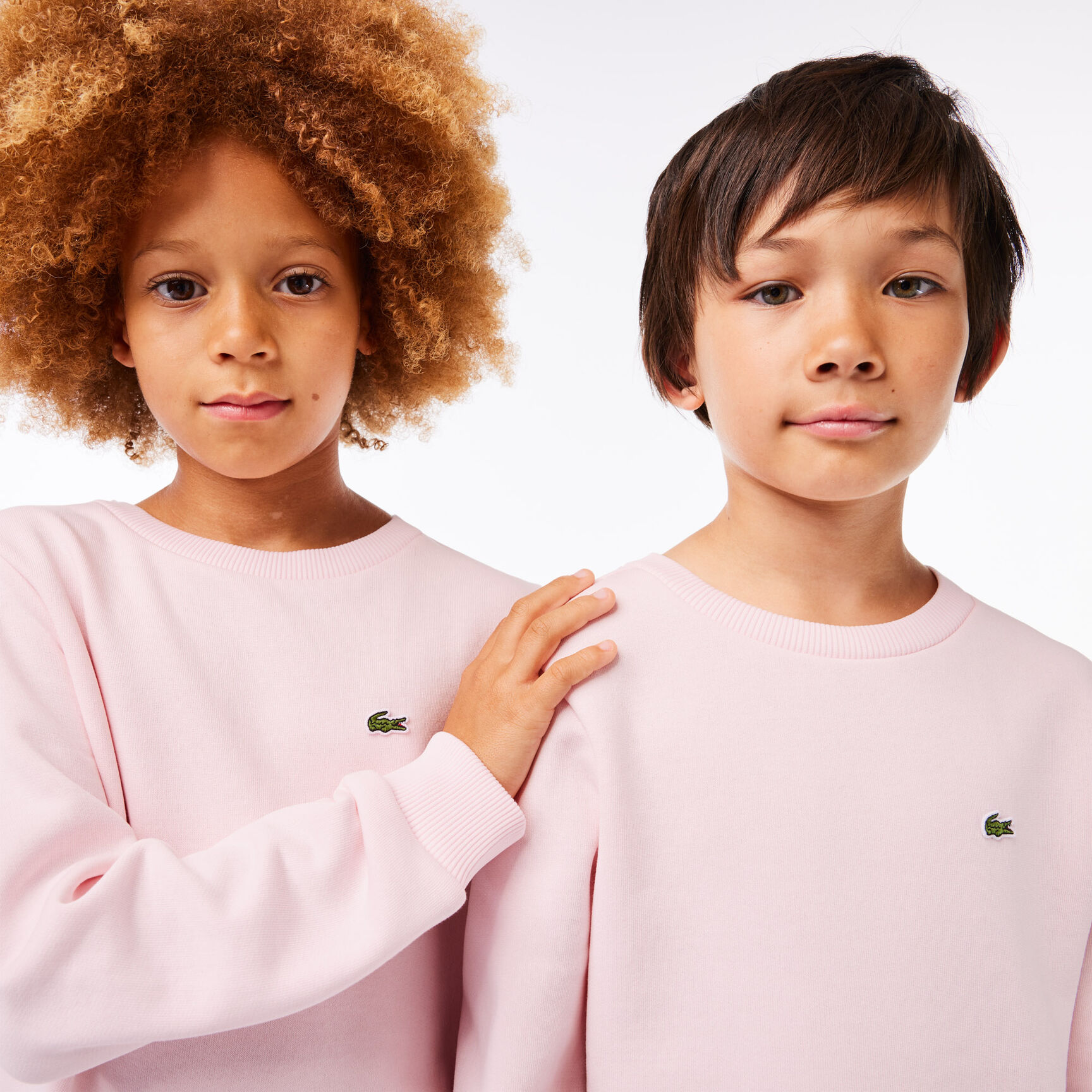 Kids' Lacoste Organic Cotton Flannel Sweatshirt