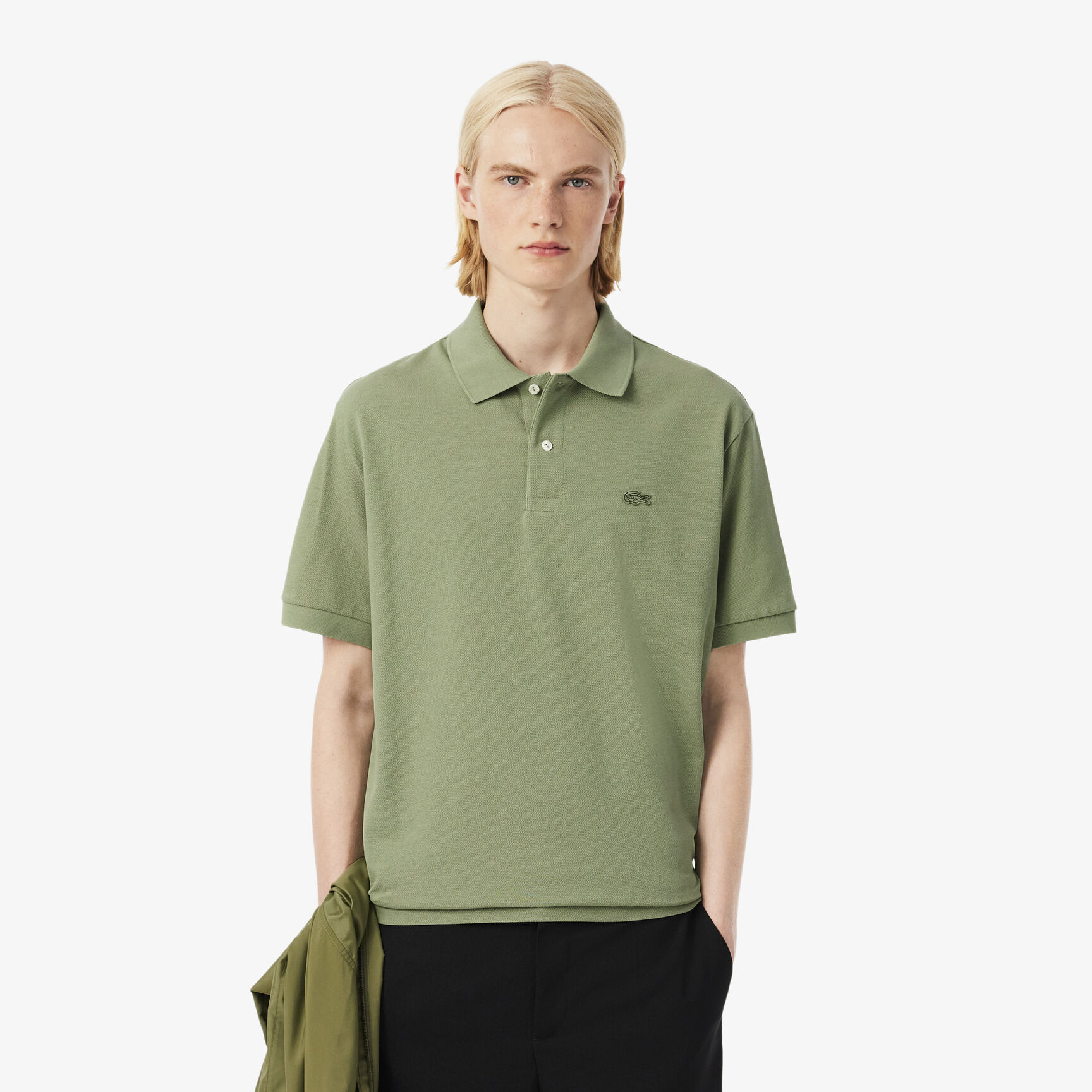 Loose Fit Heavy Pique Polo Shirt