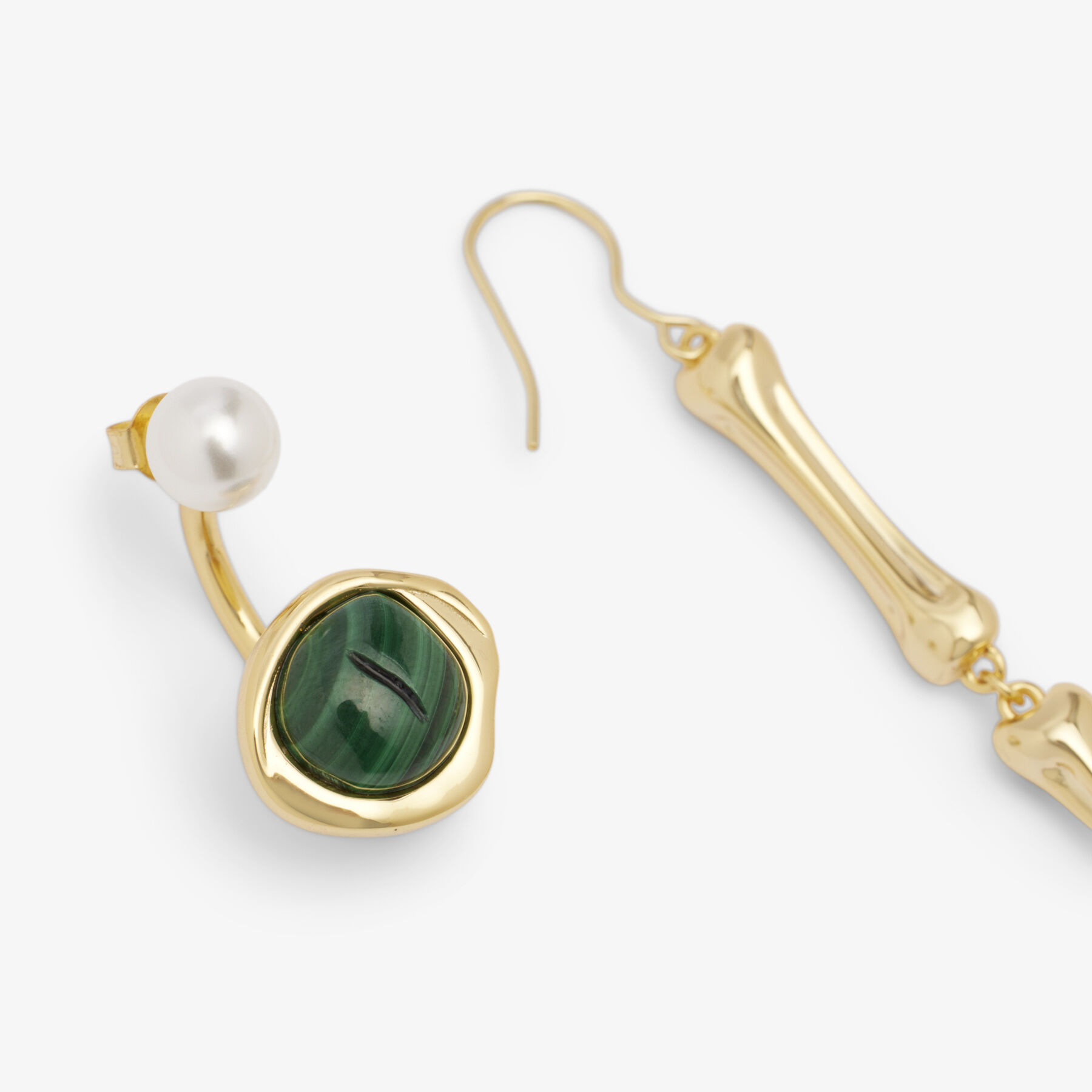 EARRING BONE EYE lacoste men s bone eye earring