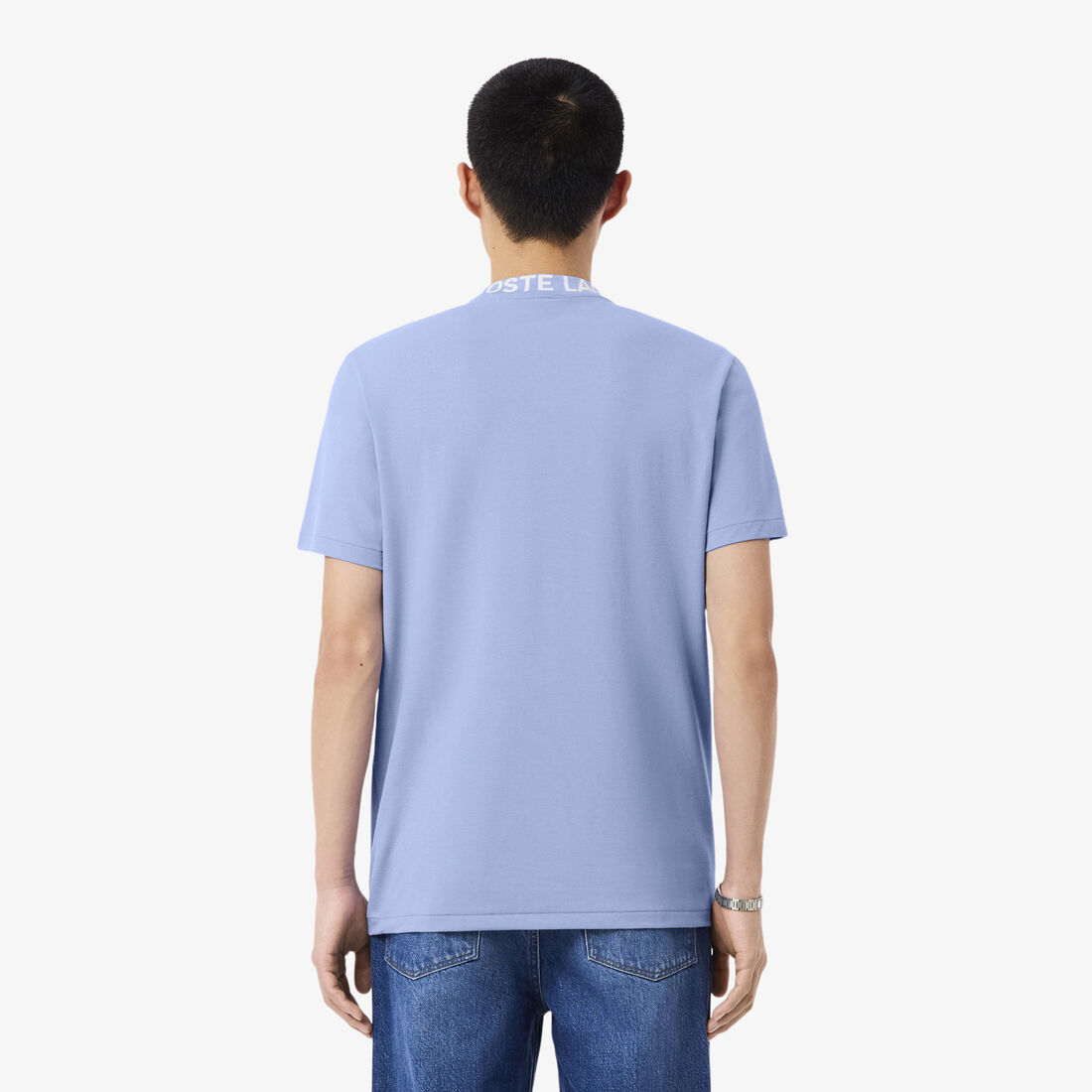 Jacquard Branded Pique T-shirt Jacquard Branded Pique T-shirt