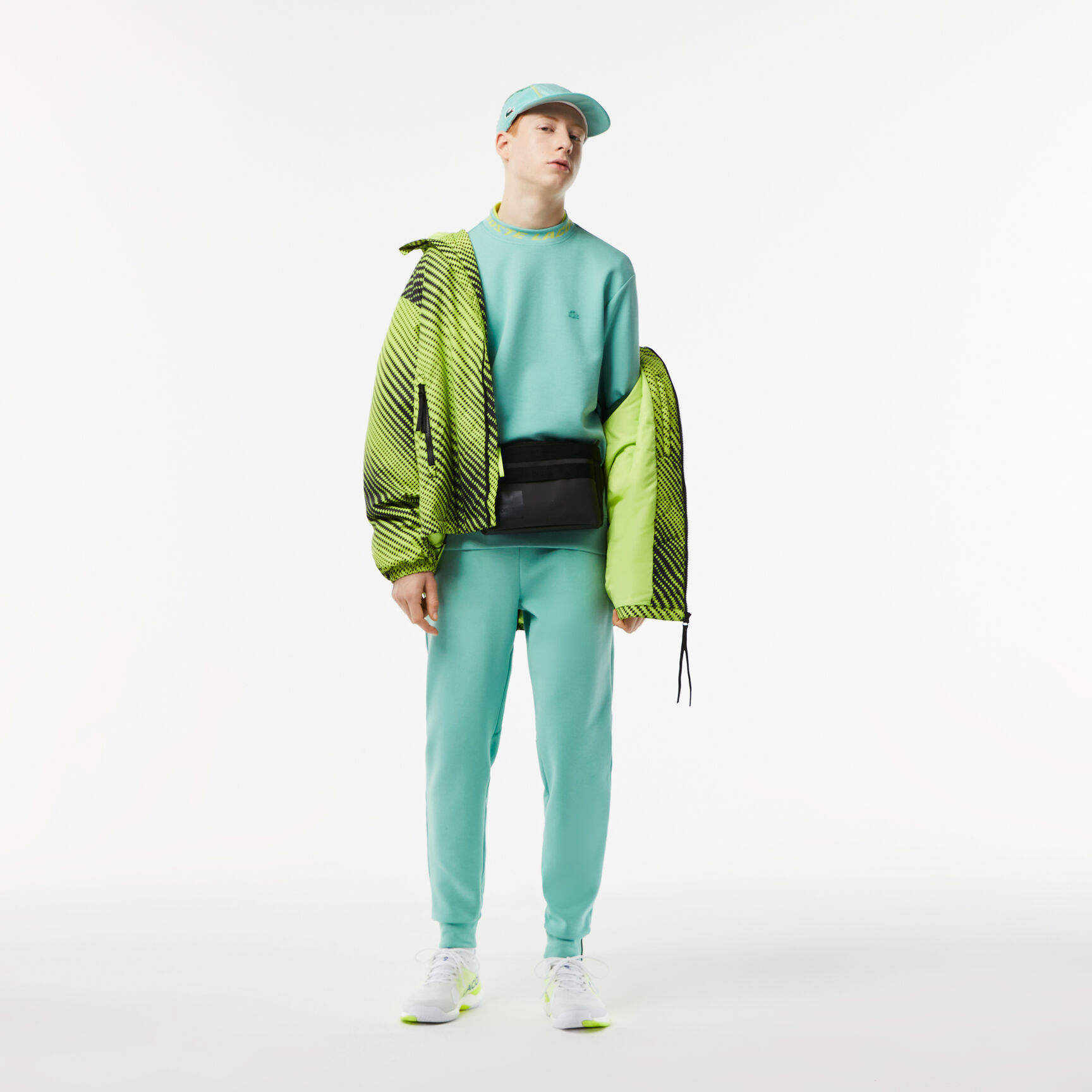 Men's Lacoste Double Sided Logo Collar Sweatshirt Men's Lacoste Double Sided Logo Collar Sweatshirt