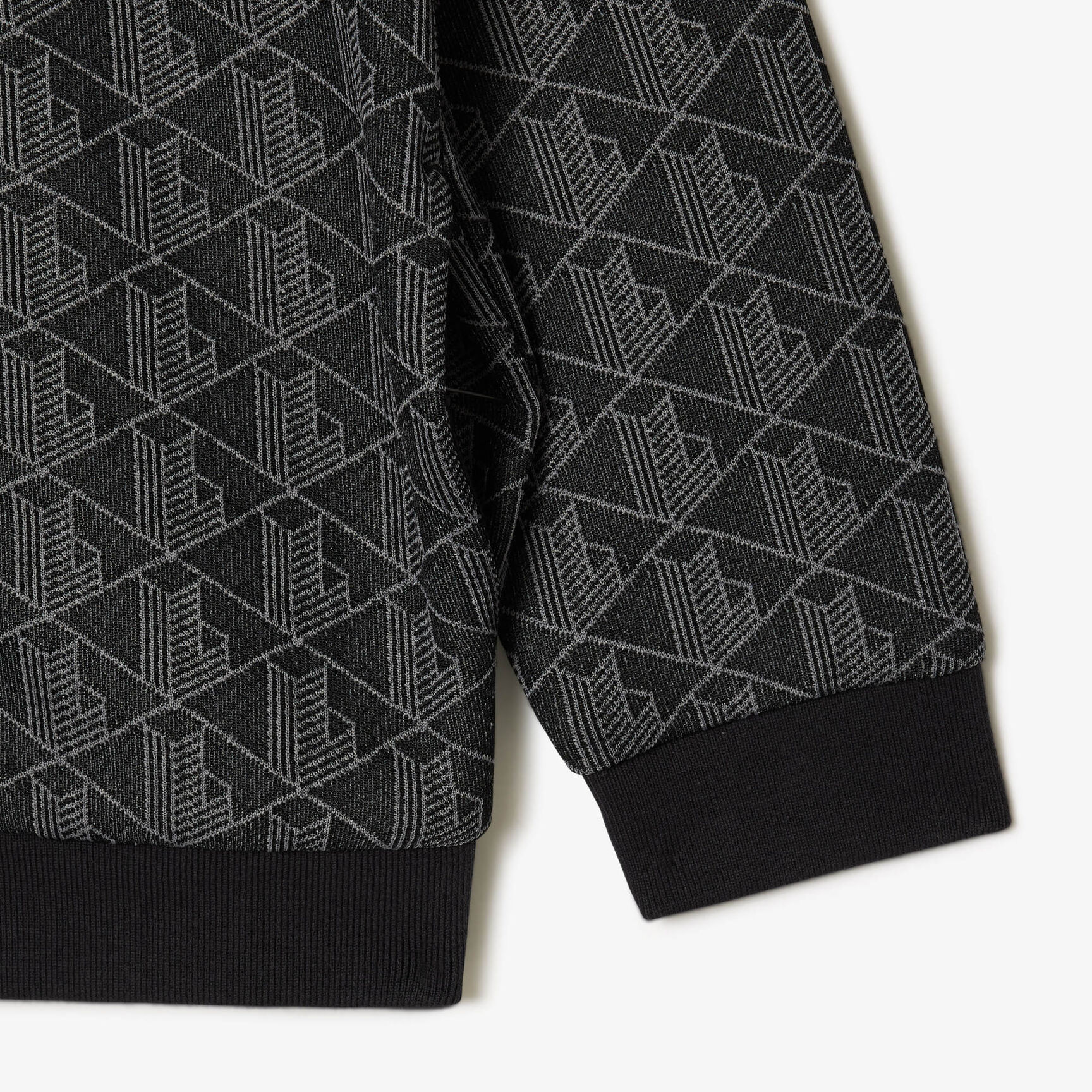 High Neck Zip-Up Paris Monogram Sweatshirt