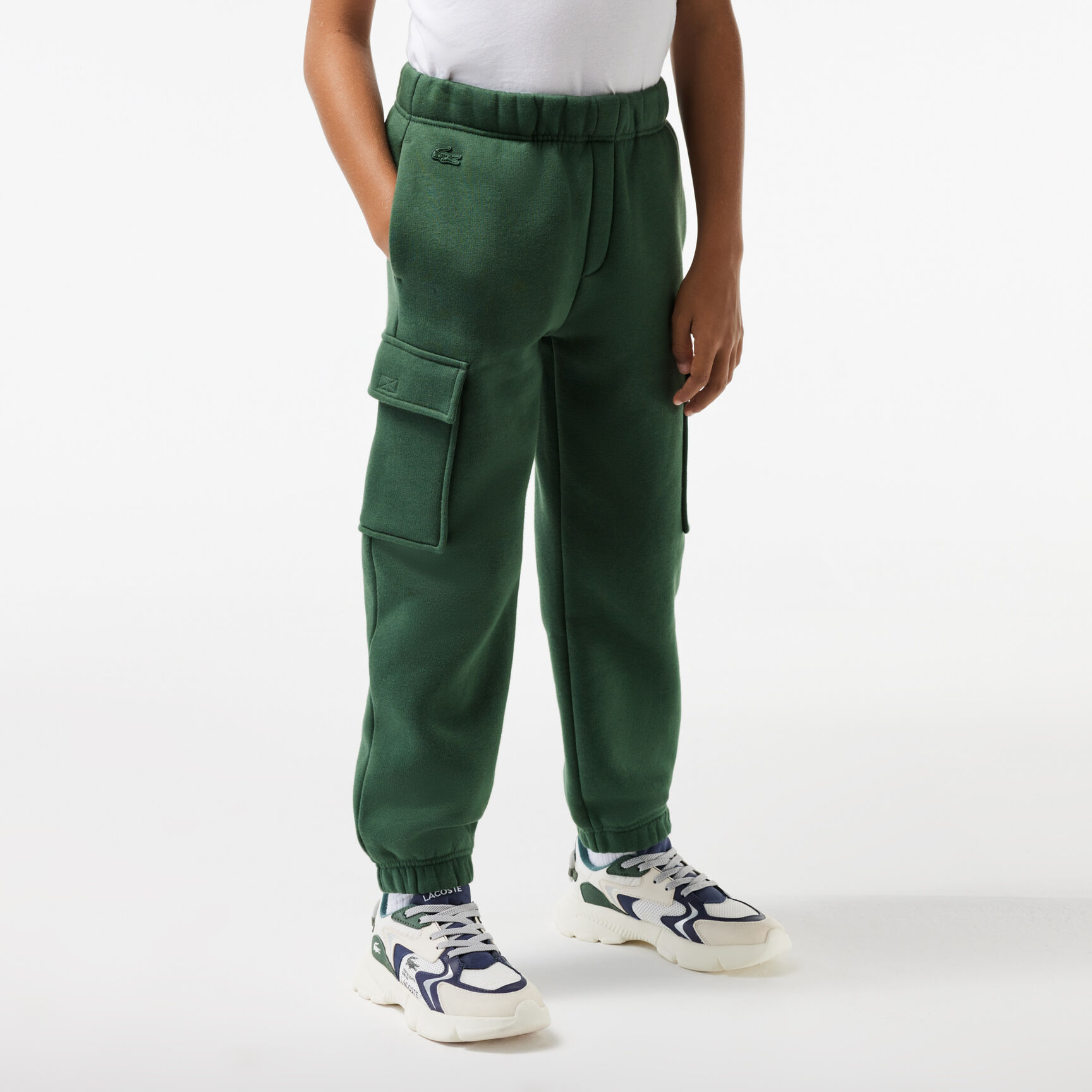 Boys' Lacoste Organic Cotton Track Pants