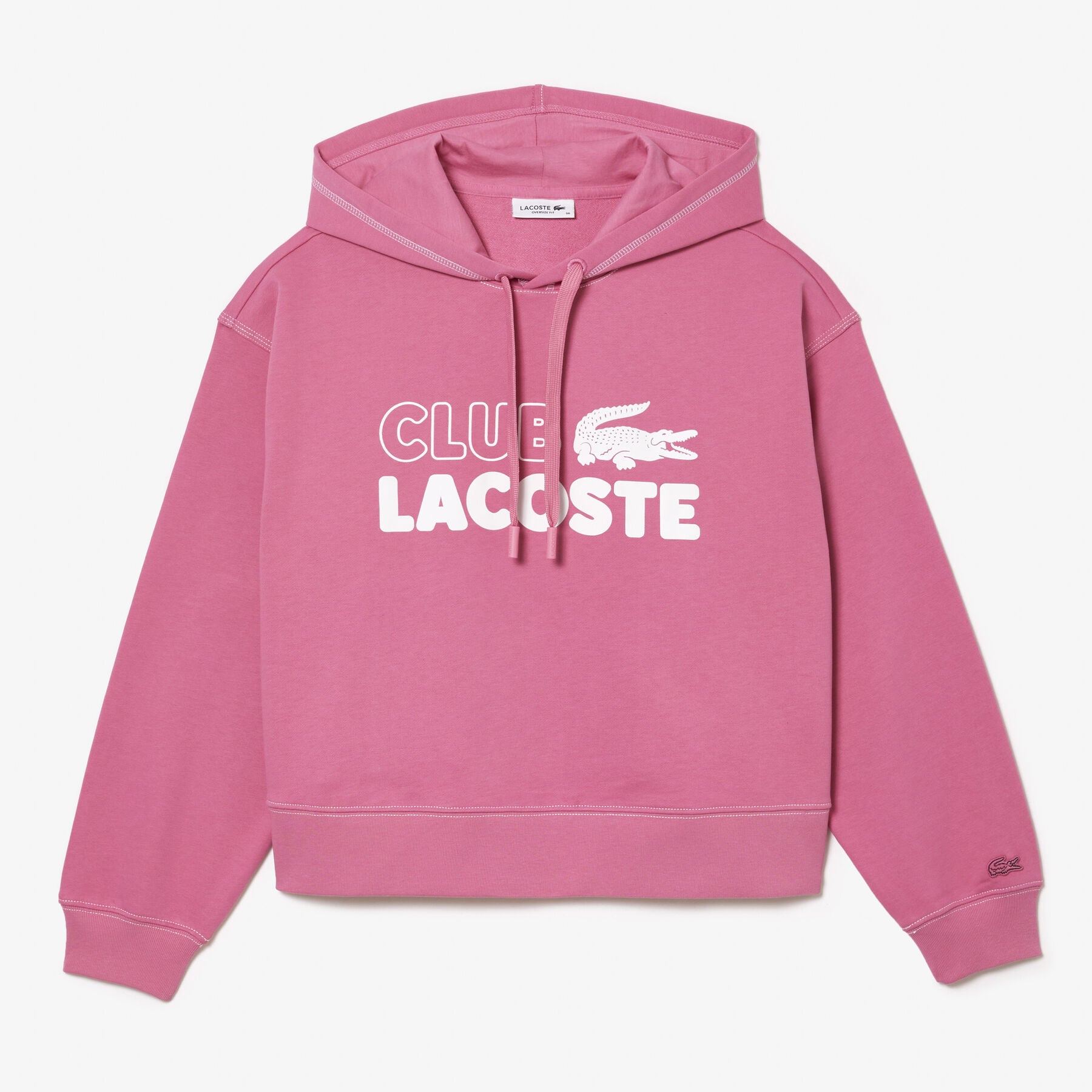 Women’s Lacoste Texture Print Hoodie women s lacoste texture print hoodie