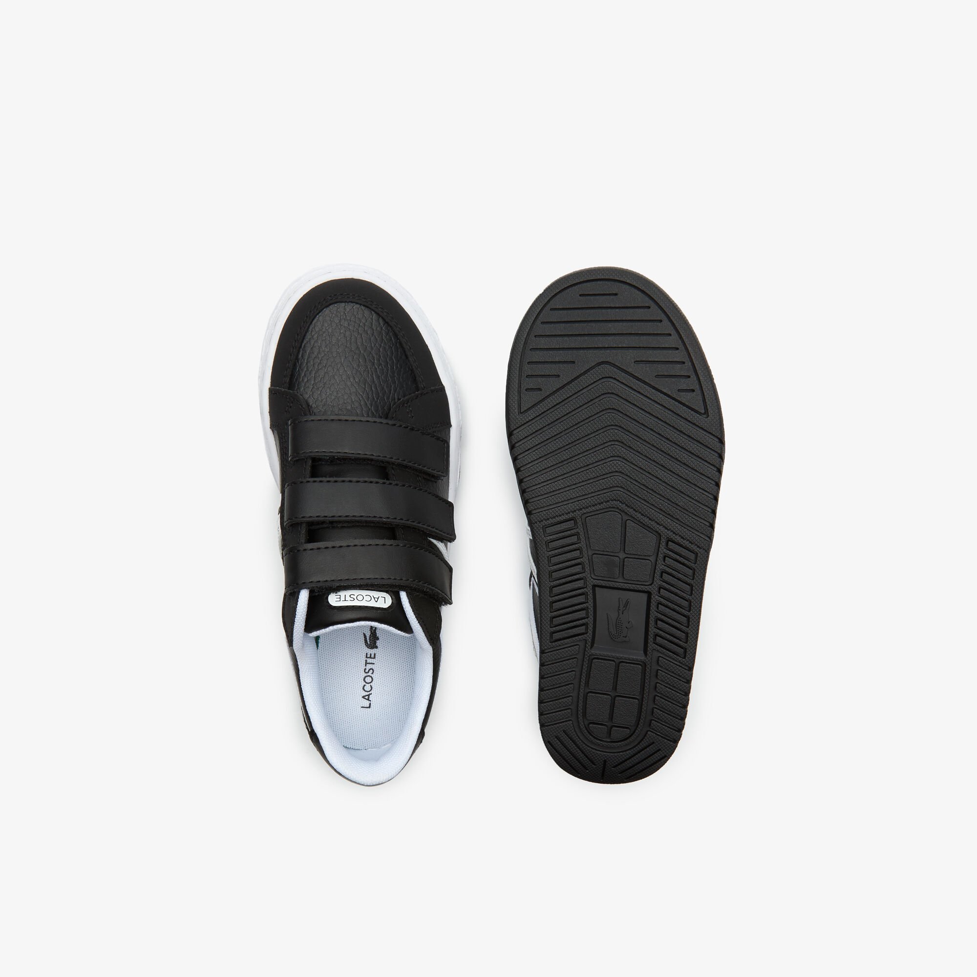 Children's lacoste velcro trainers hot sale