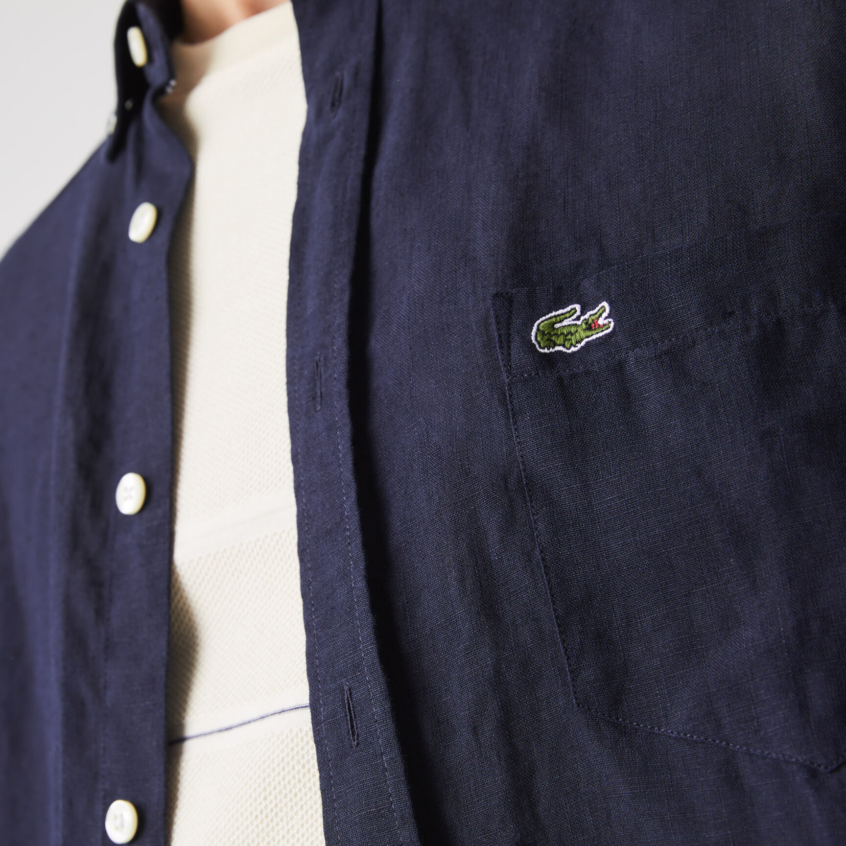 Men's Regular Fit Linen Shirt