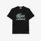 Signature Print Cotton T-shirt lacoste signature print cotton t shirt