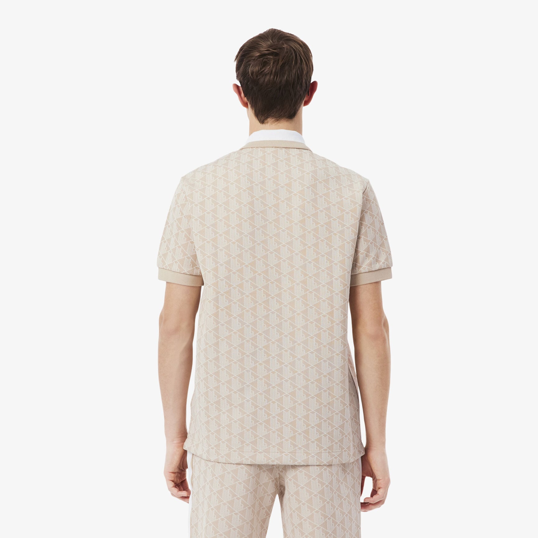 Classic Fit Monogram Jacquard Polo Shirt Classic Fit Monogram Jacquard Polo Shirt