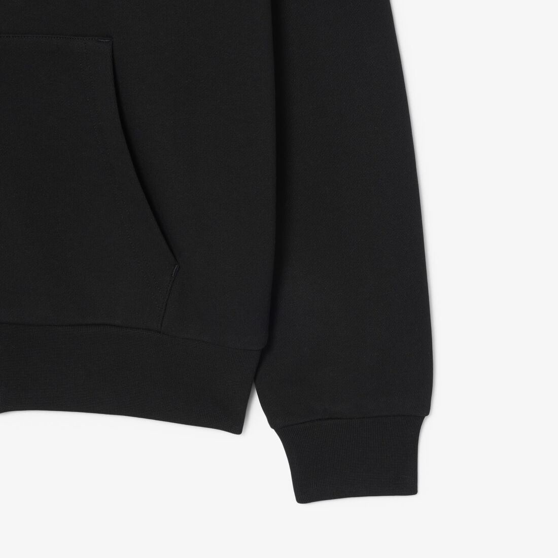 lacoste classic fit zipped fleece sweatshirt