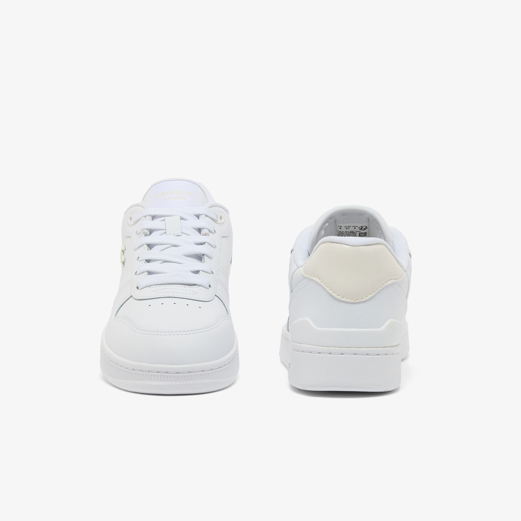 Women's T-Clip Set Leather Sneakers lacoste women s t clip set leather sneakers