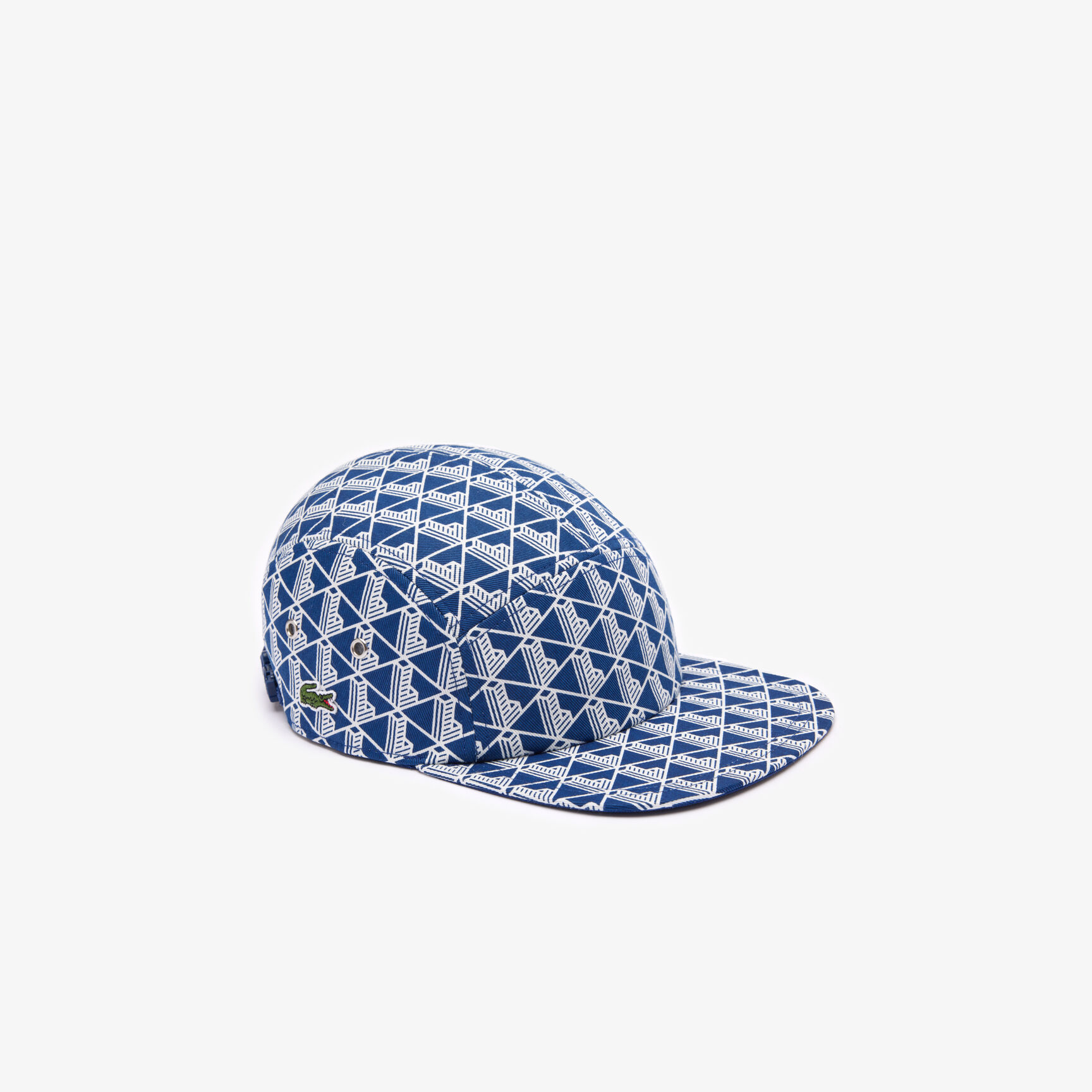 Monogram Print Twill Jockey Cap