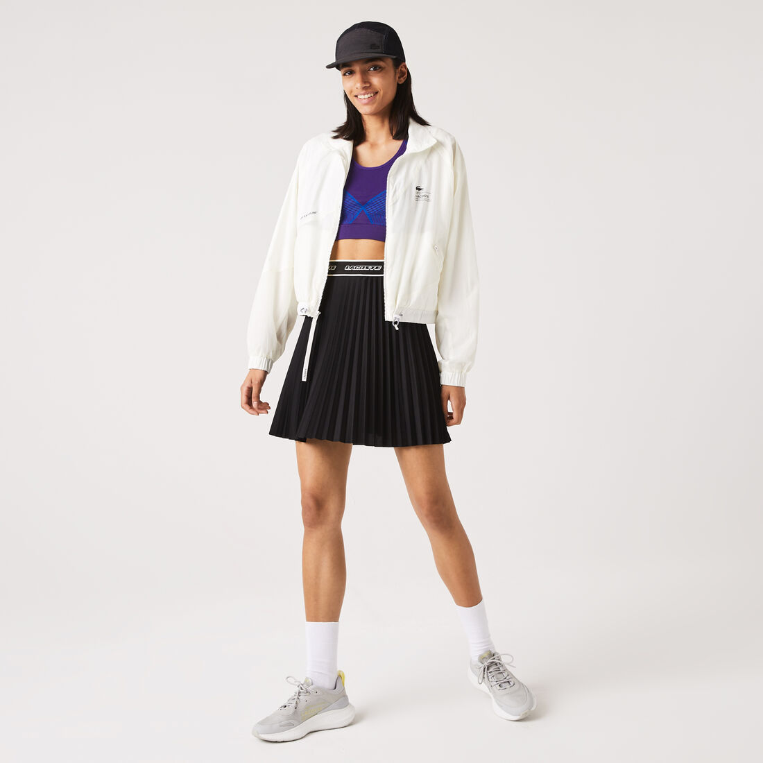 Women's Lacoste Mesh Lined Nylon Jacket
