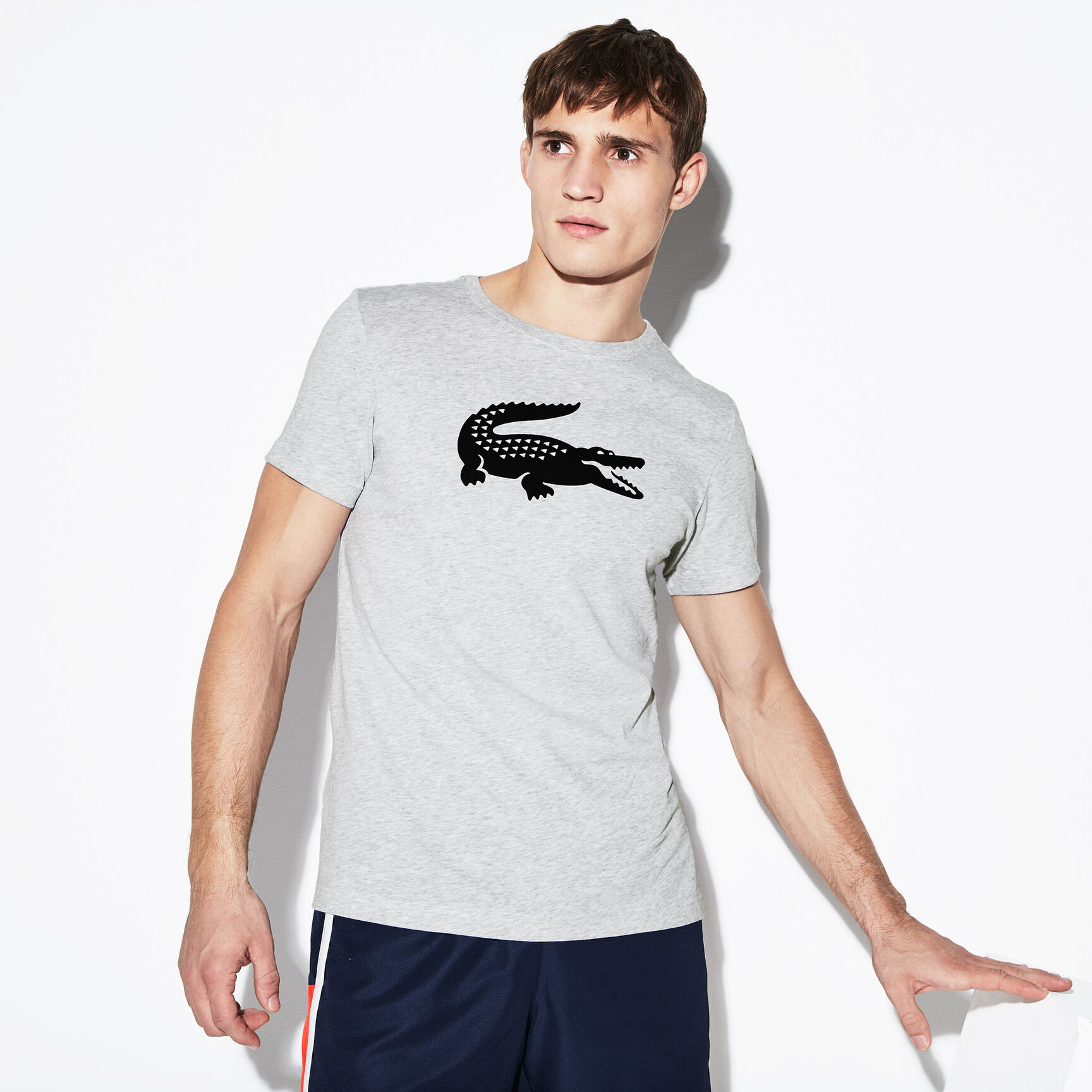 Men's Lacoste SPORT Oversized Crocodile Technical Jersey Tennis T-Shirt