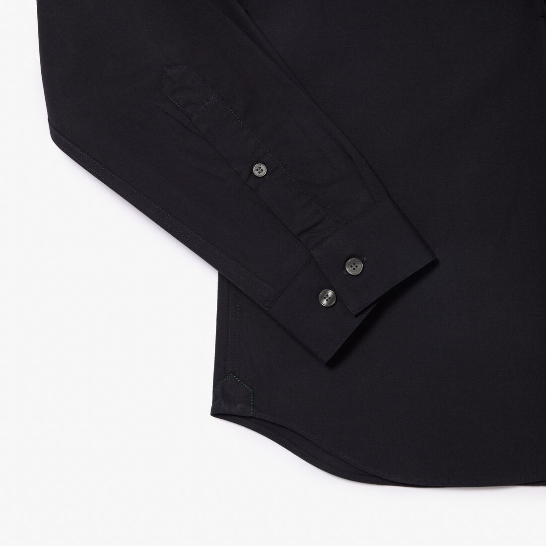 قميص بوبلين قطني مطاطي بقصة ضيقة قميص بوبلين قطني مطاطي بقصة ضيقة