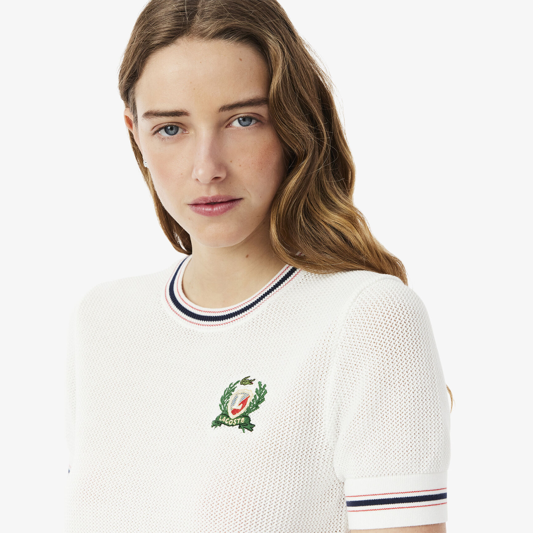 French Made Embroidered Shield Sweater French Made Embroidered Shield Sweater