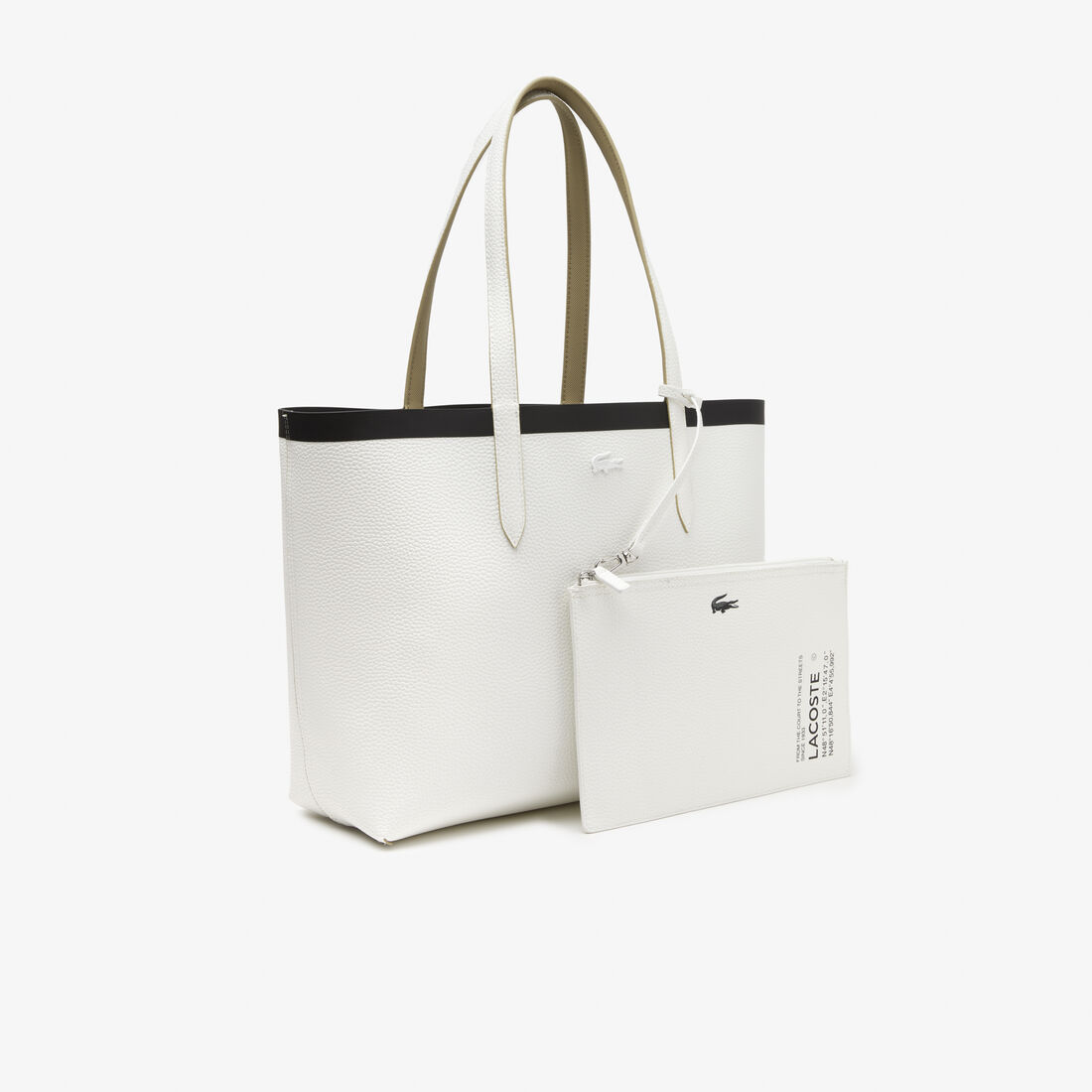 Women’s Lacoste Anna Reversible Tote with Zipped Pouch Women’s Lacoste Anna Reversible Tote with Zipped Pouch