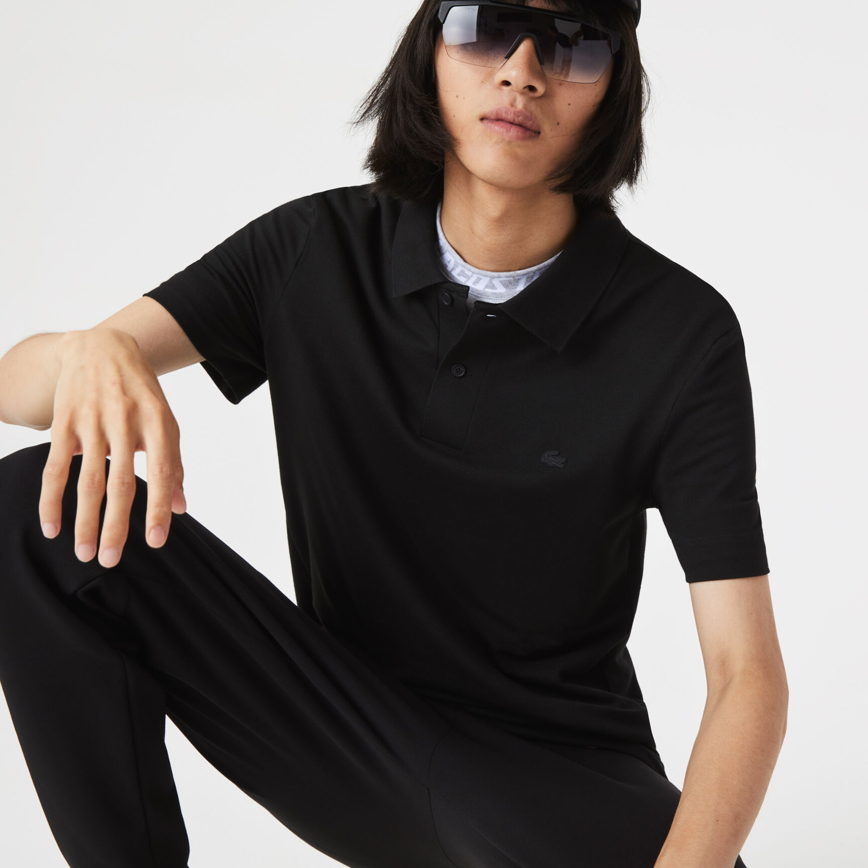 Men's Lacoste Slim Fit Organic Stretch Cotton Piqué Polo Shirt Men's Lacoste Slim Fit Organic Stretch Cotton Piqué Polo Shirt