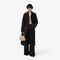 lacoste oversized wool blend trench coat