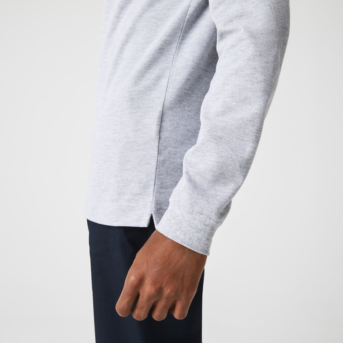 قميص بولو بقصّة ضيقة L.12.12 بأكمام طويلة قميص بولو بقصّة ضيقة L.12.12 بأكمام طويلة