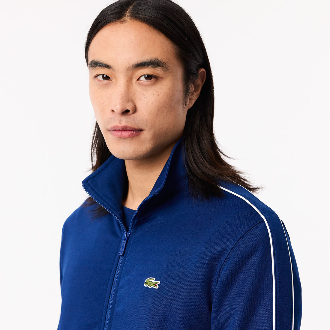 Paris Pique Zip Front Track Jacket Paris Pique Zip Front Track Jacket