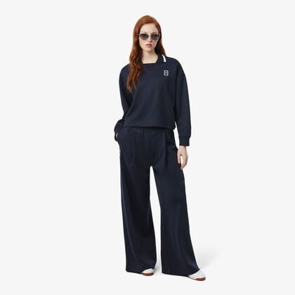 lacoste pleat front pique sweatpants