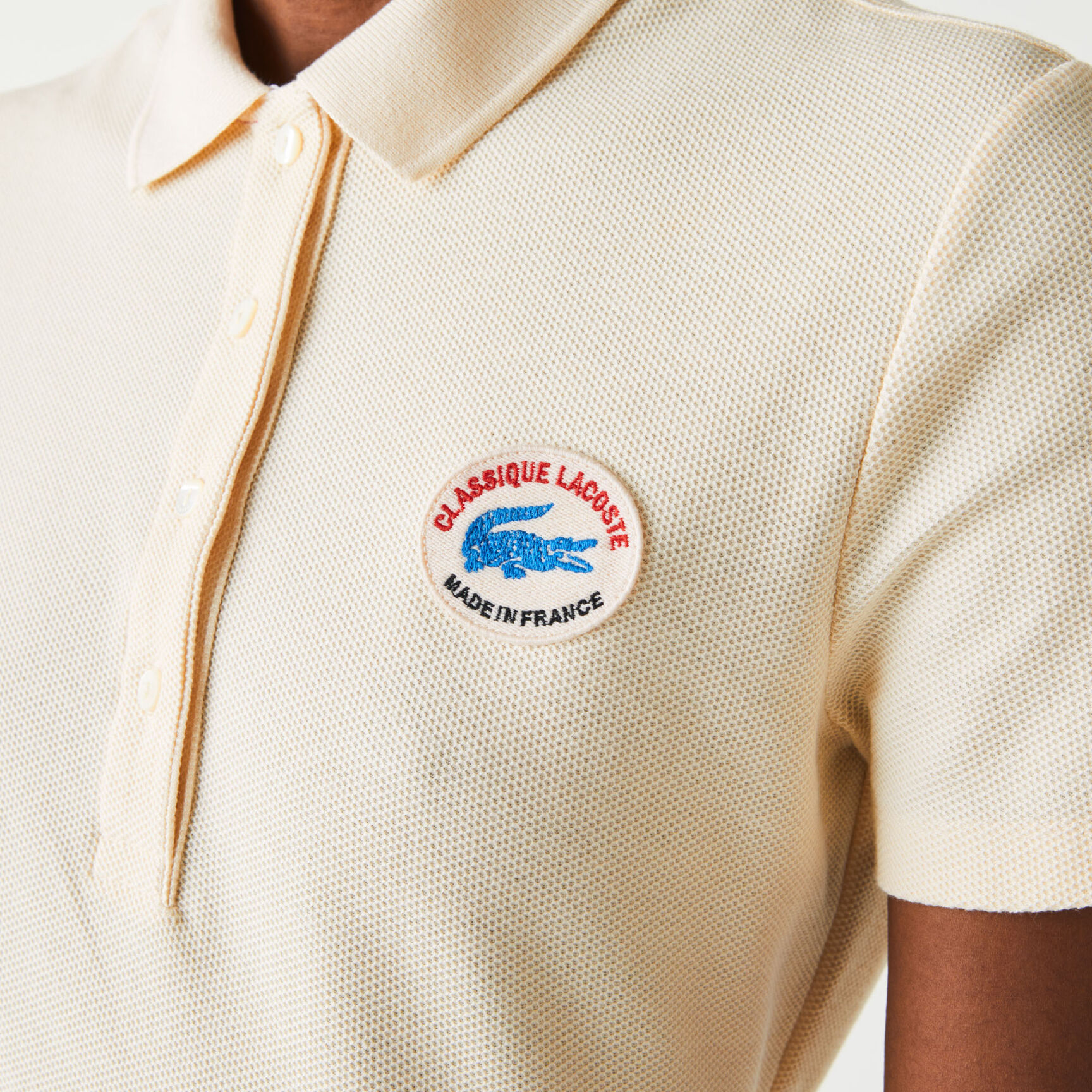 Women’s Made In France Organic Textured Cotton Piqué Polo Dress Women’s Made In France Organic Textured Cotton Piqué Polo Dress