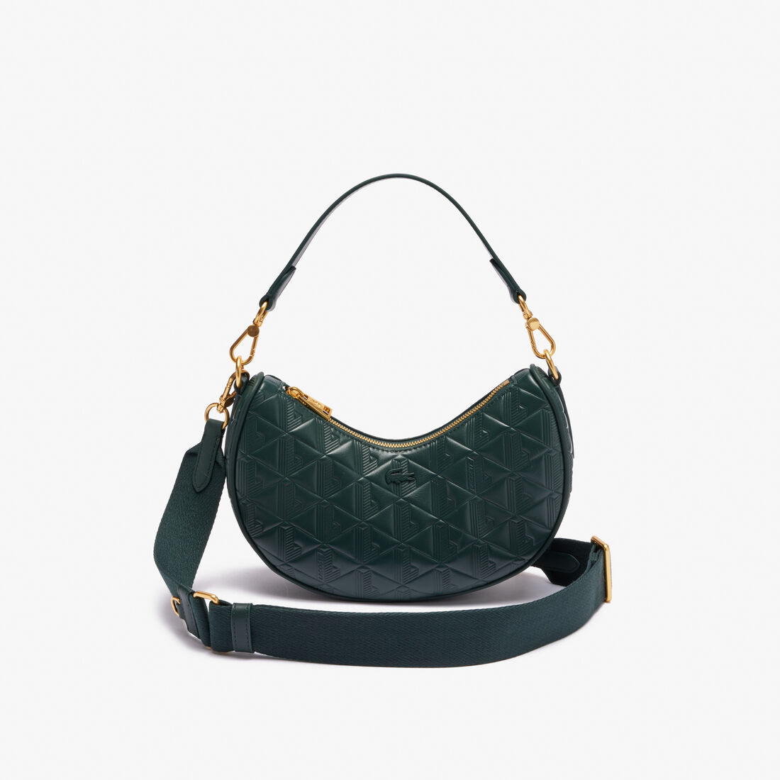 محفظة ماهيكي الجلدية المنقوشة على شكل نصف قمر محفظة ماهيكي الجلدية المنقوشة على شكل نصف قمر