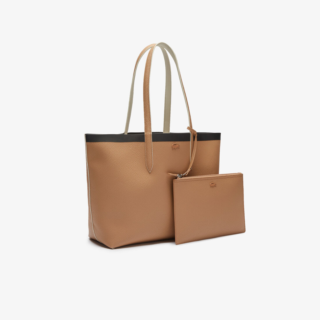 Women's Anna Reversible Contrast Band Coated Canvas Tote Bag Women's Anna Reversible Contrast Band Coated Canvas Tote Bag