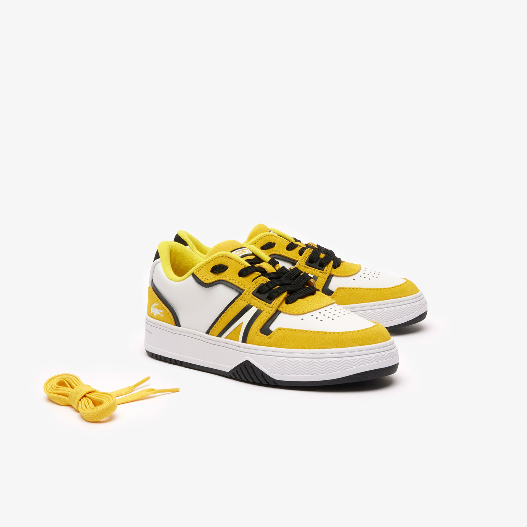 Women's L001 Coated Leather Trainers Women's L001 Coated Leather Trainers