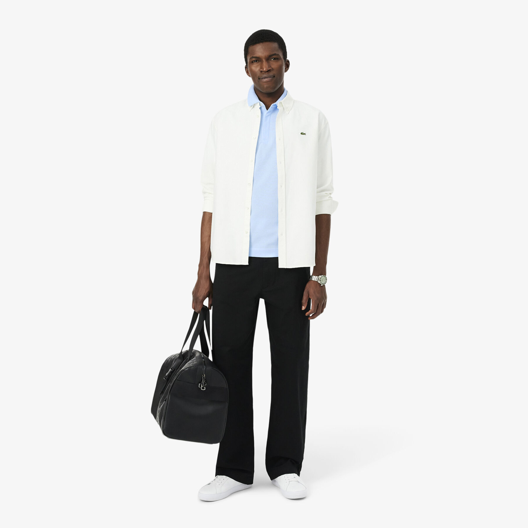 lacoste regular fit paris stretch pique polo shirt
