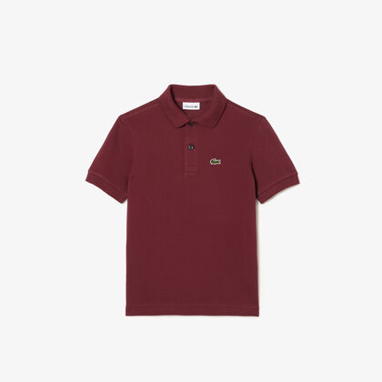 Kids' Lacoste Regular Fit Petit Pique Polo Shirt