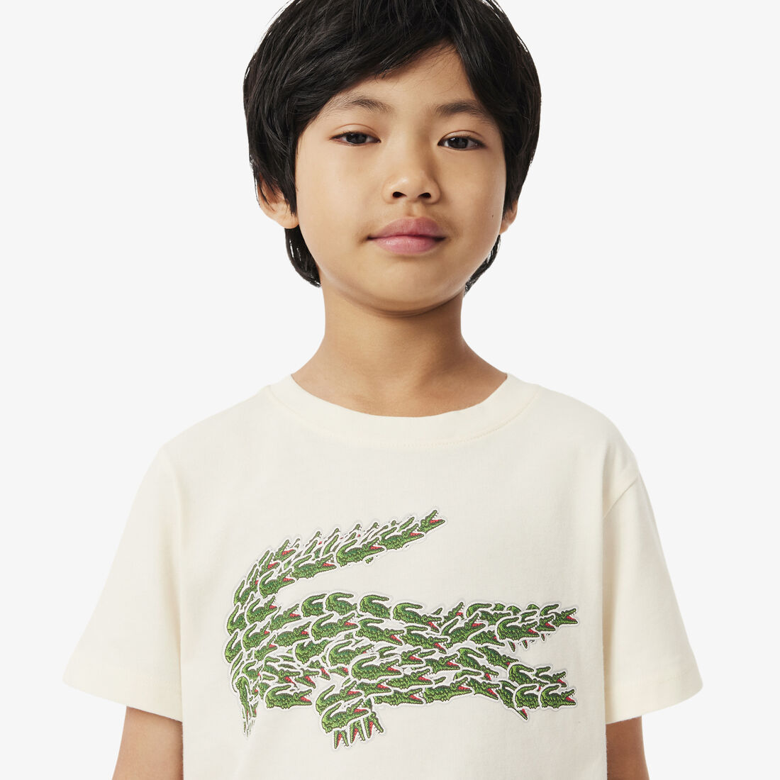 Crocodile Print Cotton T-shirt Crocodile Print Cotton T-shirt