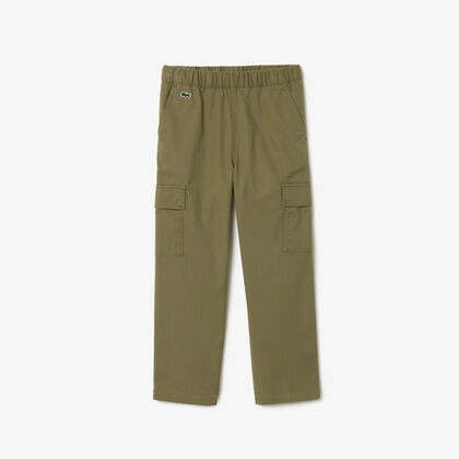 Lightweight Cotton Gabardine Cargo Pants
