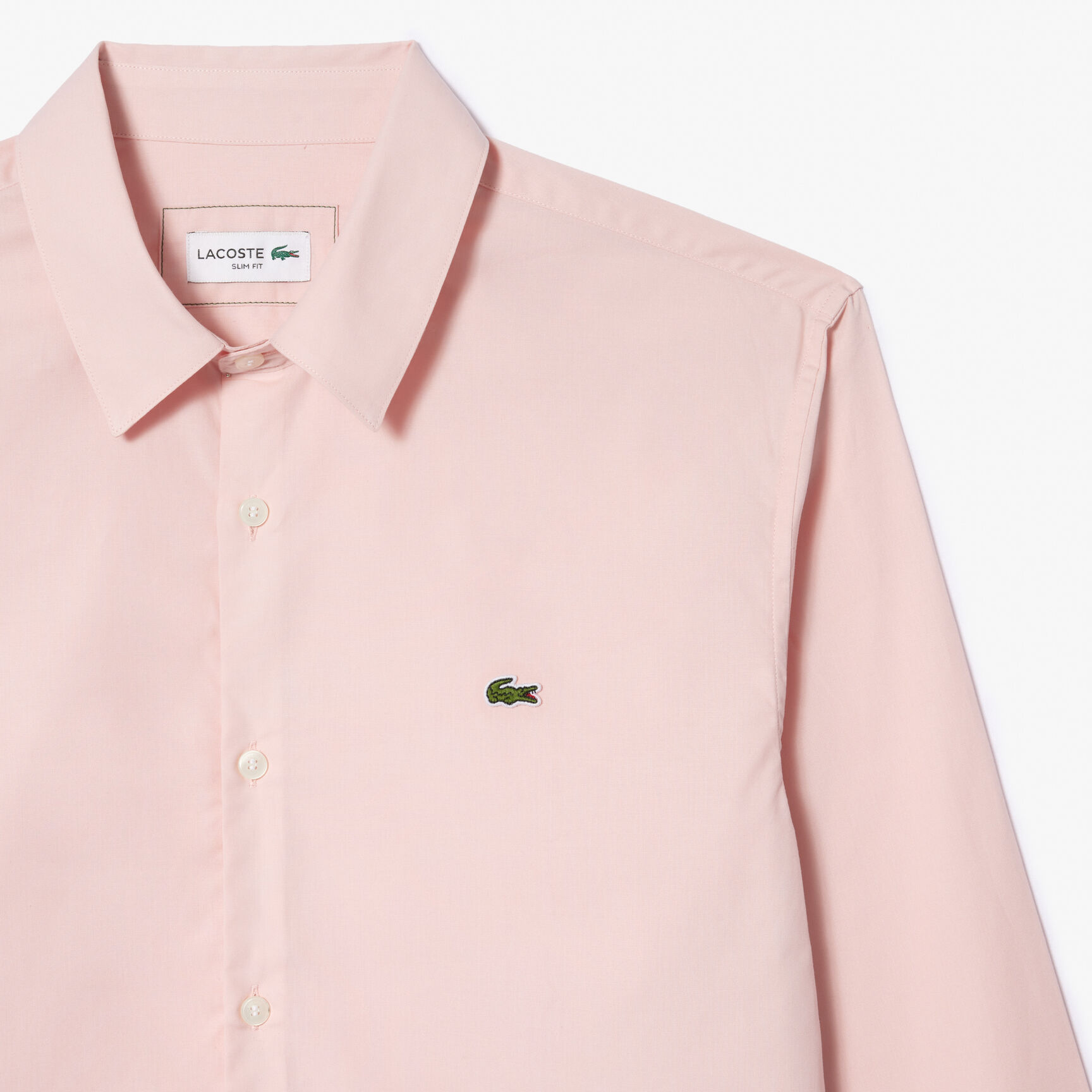 Slim Fit Stretch Cotton Poplin Shirt