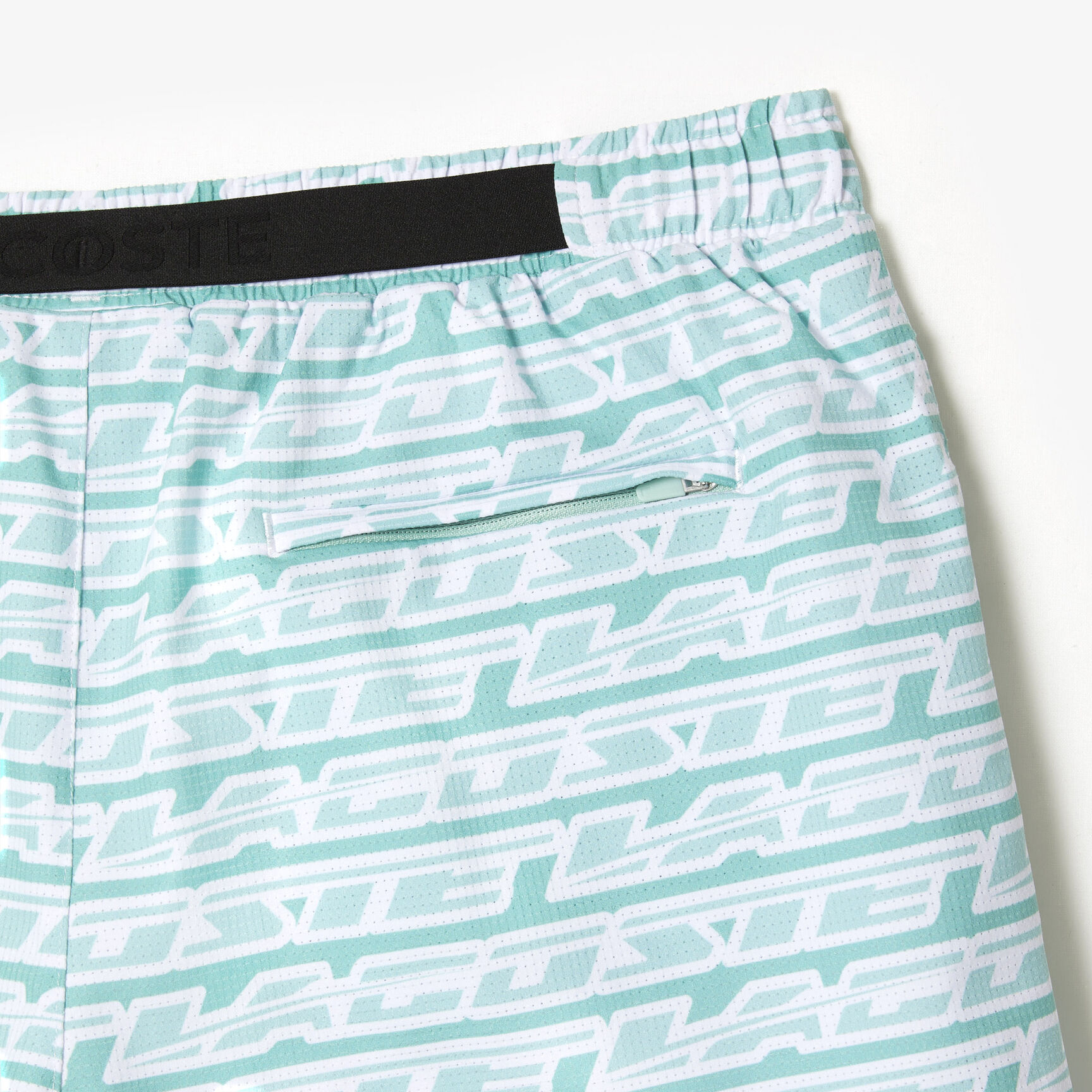 شورت سباحة لاكوست بنقشة بلونين تدويره للرجال شورت سباحة لاكوست بنقشة بلونين تدويره للرجال