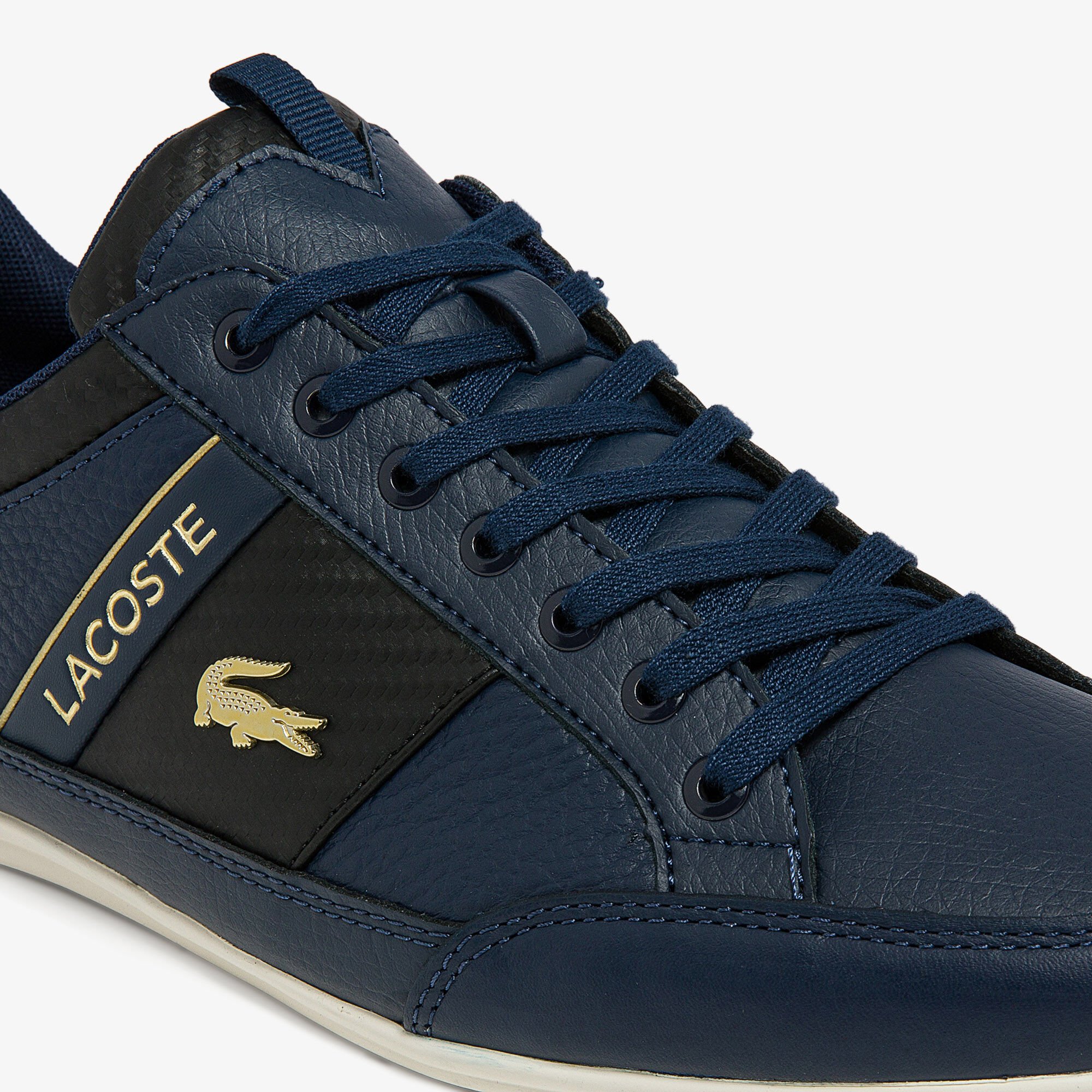 Trainers in leather and carbon fibre sale