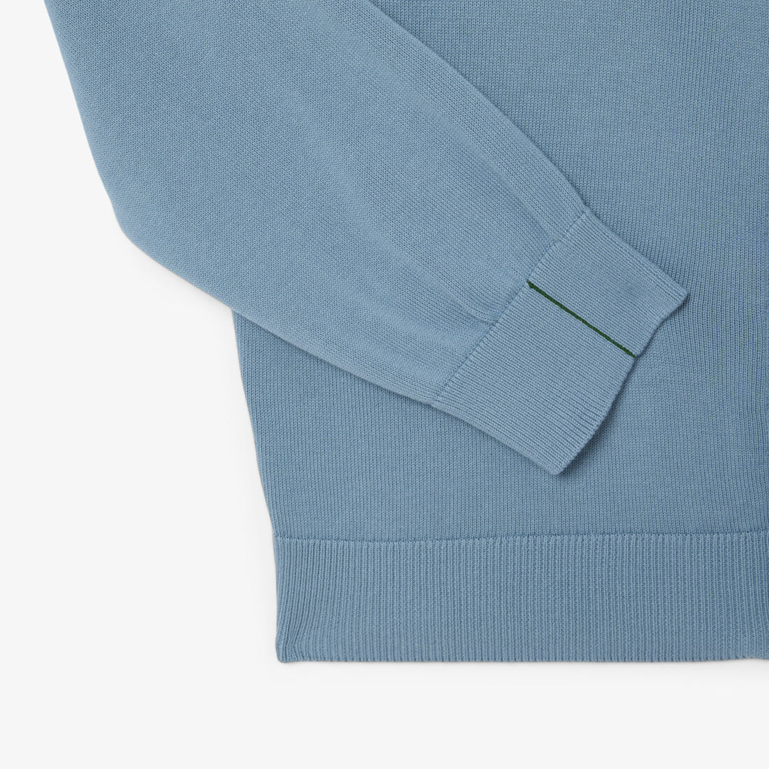 Zipped High Neck Cotton Sweater Zipped High Neck Cotton Sweater