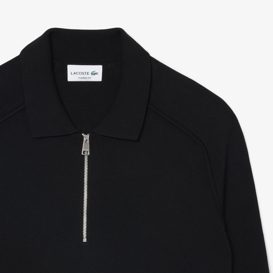 Commuter Zipped Wool Polo Collar Sweater lacoste commuter zipped wool polo collar sweater