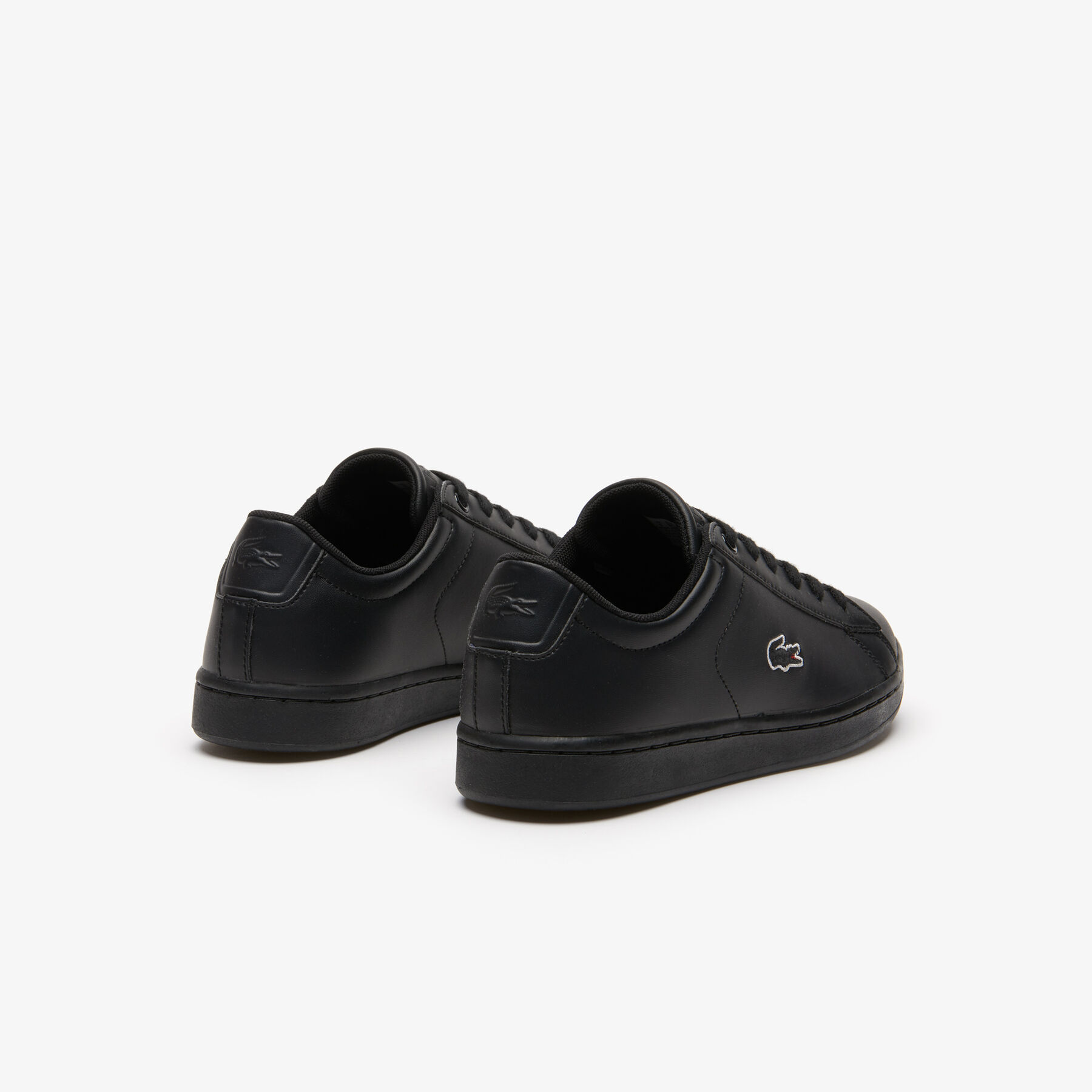 Juniors' Carnaby Evo Lace-up Mesh-lined Synthetic Trainers lacoste juniors carnaby evo lace up mesh lined synthetic trainers