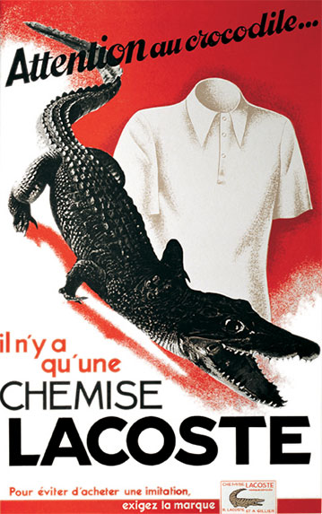 Affiche Lacoste